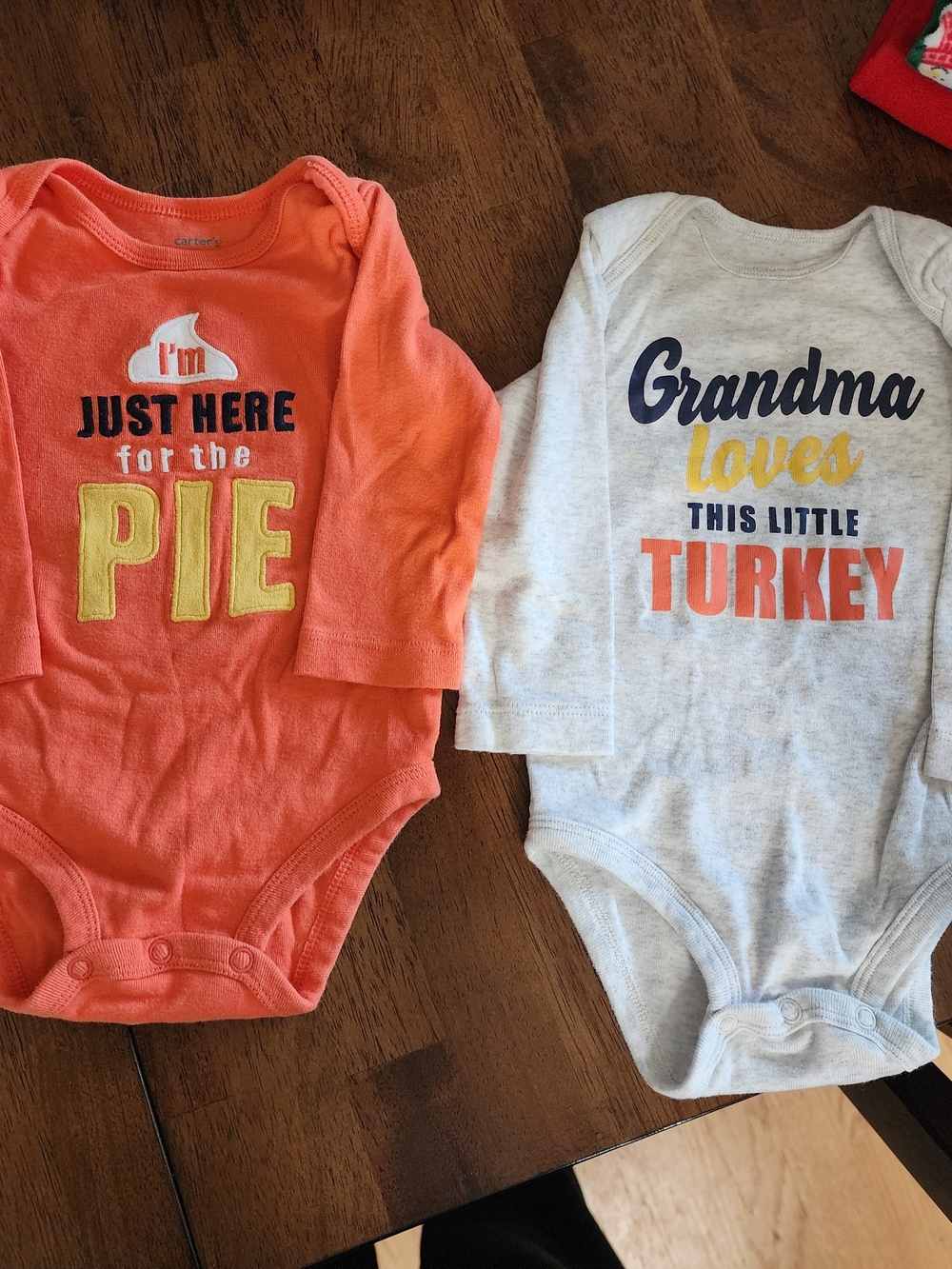 Carter's Thanksgiving Onsie